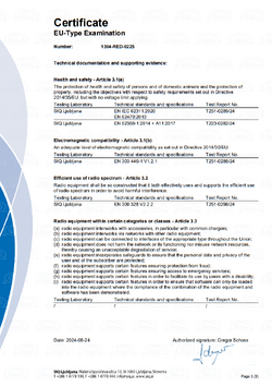 TeltoHeart CE RED certificate page 3