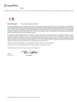 TeltoHeart ISED Grant of Equipment Certification page 2